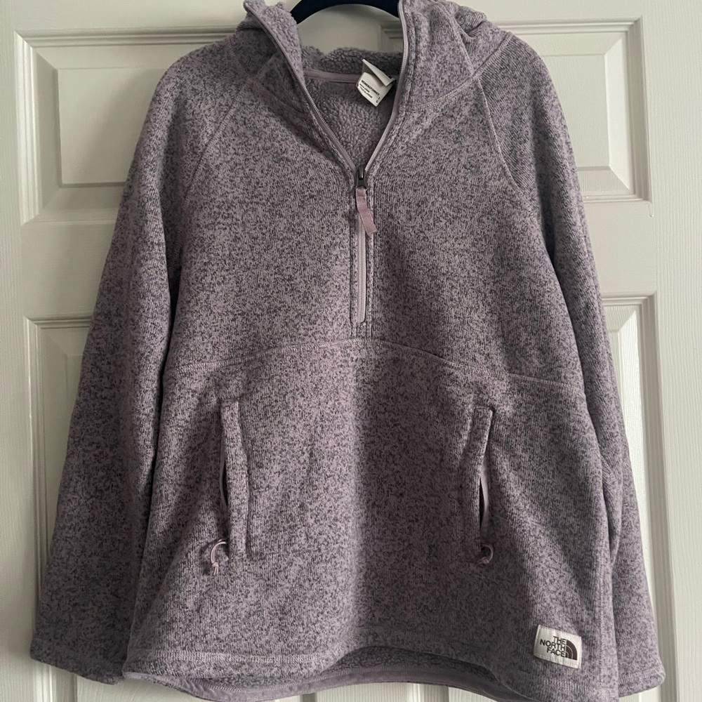The North Face Heathered Lavender Fleece Jacket